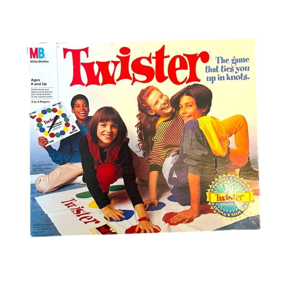 VINTAGE 1998 TWISTER GAME 30TH ANNIVERSARY EDITION‎ HASBRO
